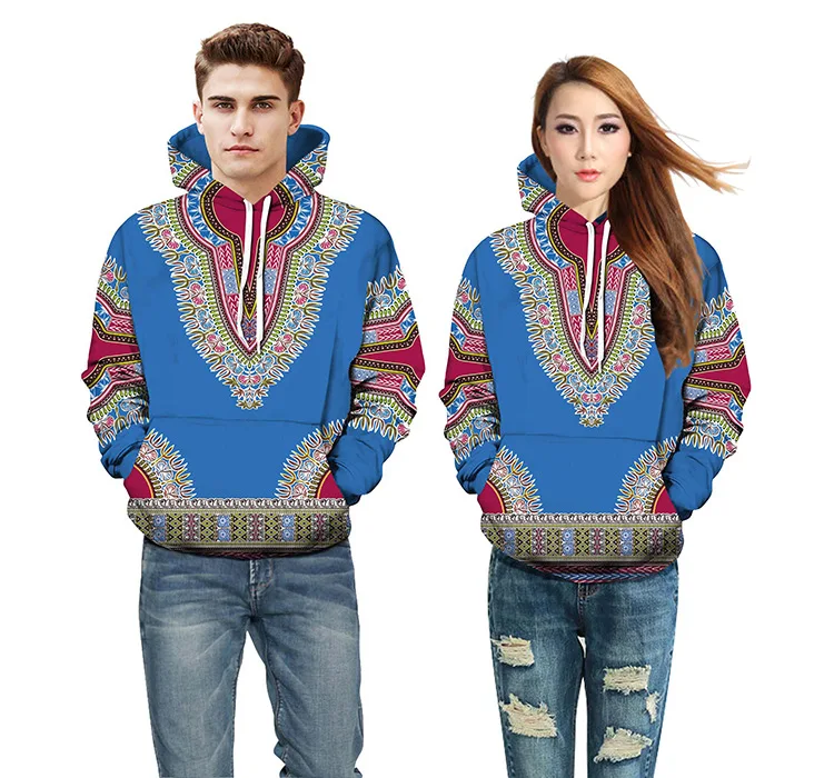 

1215-MX5 Hot sell African new collections dashiki printed design casual hoodie wholesale