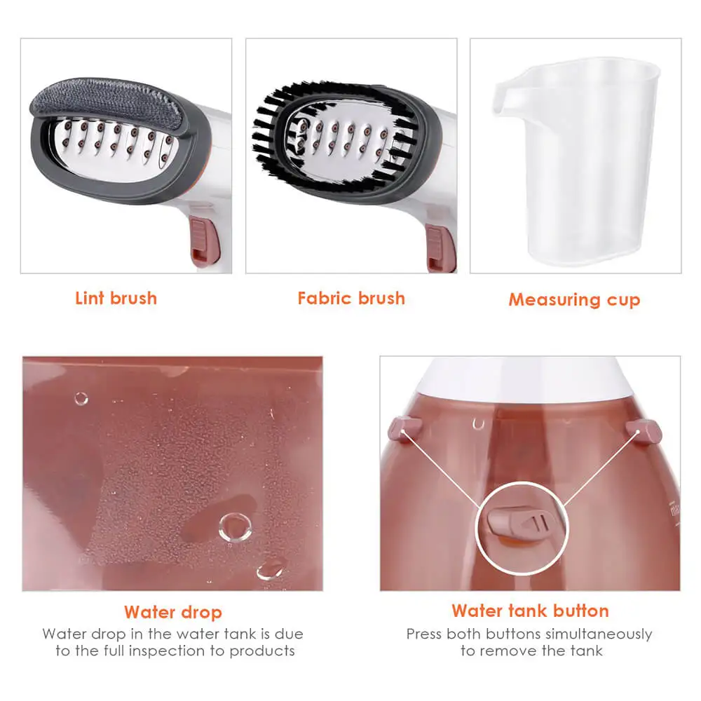 Travel Portable Handheld clothes garment steamer