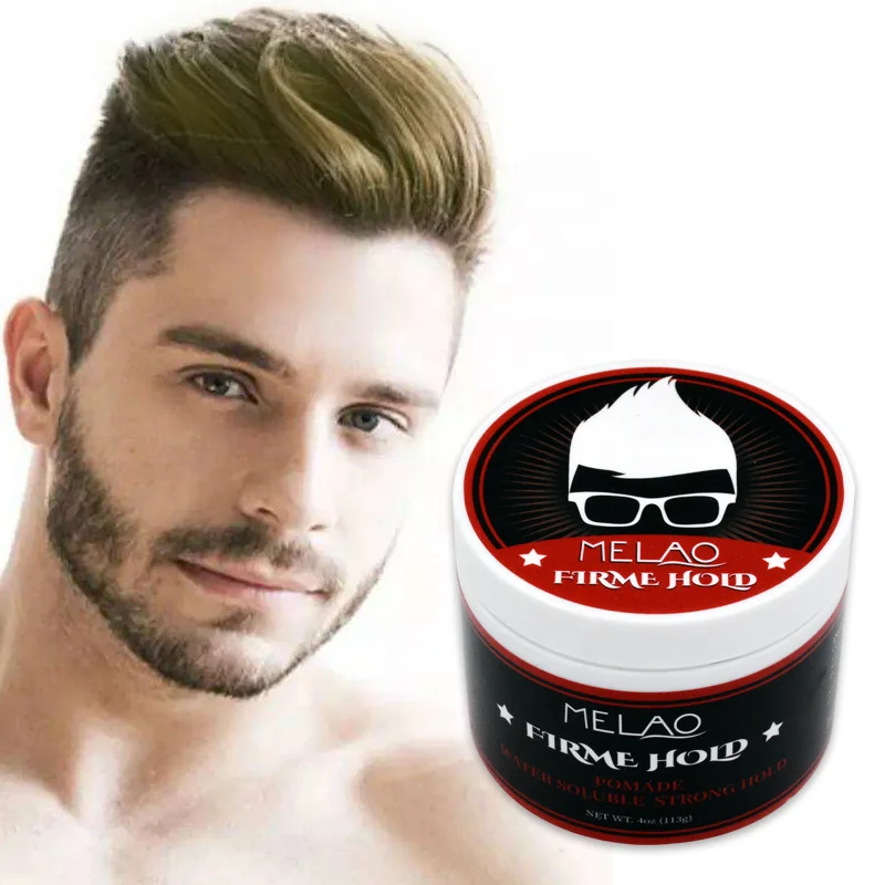 

Melao Custom Washable Natural Alcohol Free Strong Hold Organic Private Label Clay Men Matte Hair Wax Pomade