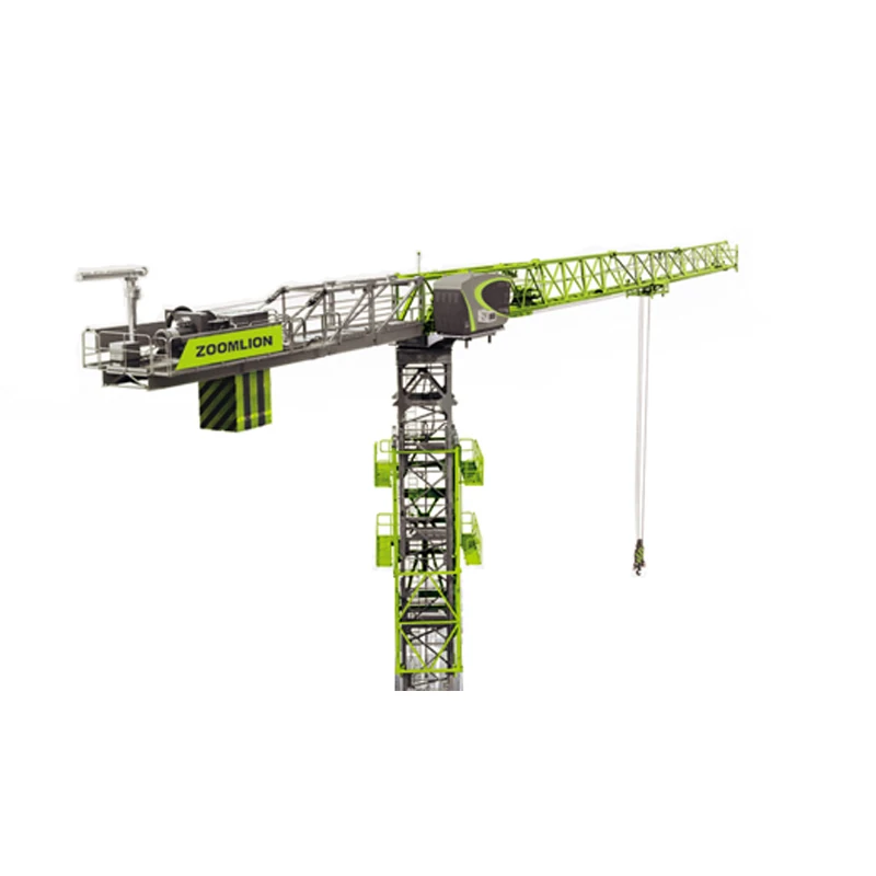 
China ZOOMLION 6 ton 55m jib length Flat top Tower Crane T5510 6 used price for sale  (62326128697)