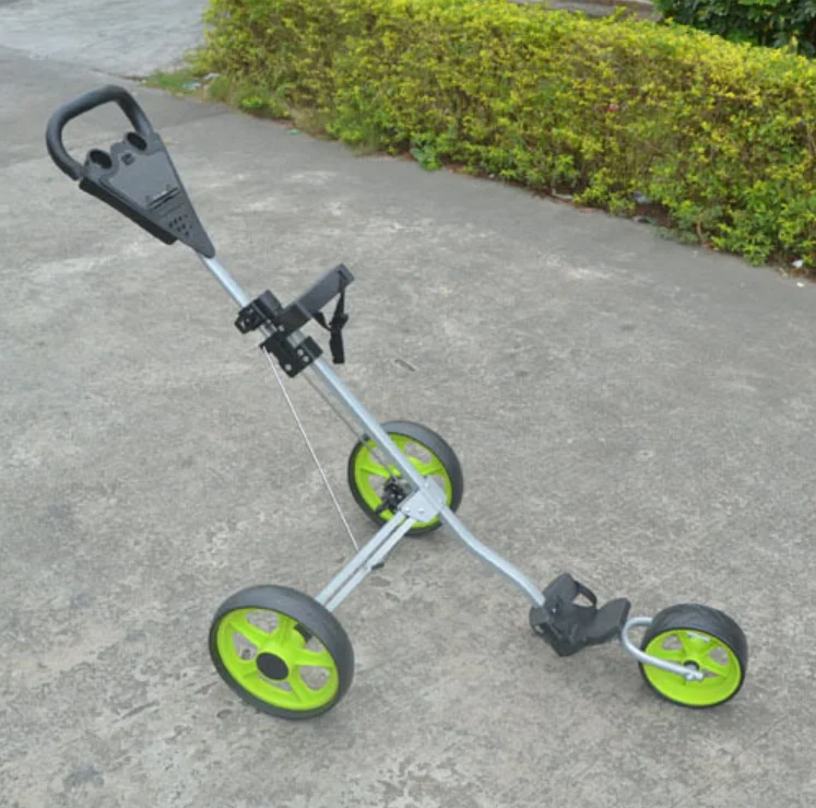 

Foldable 3 Wheels Golf Cart Trolley
