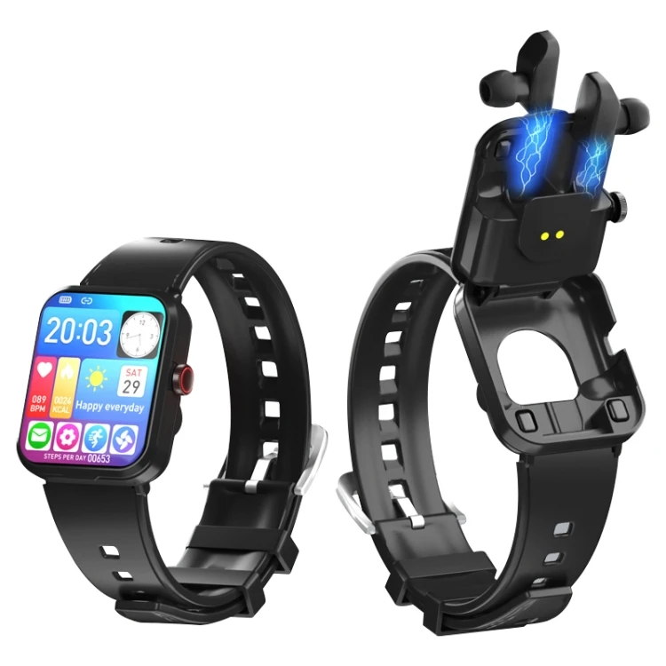 

New fashion smart watch 1.91 inch Smart Bracelet Support BT Call and Health Monitoring S6 TWS watch