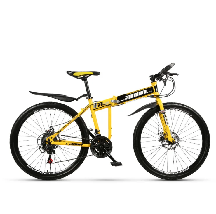

Mountain bike 21-speed 27-speed dual damping one-wheel cross-country bike folding mountain bike bicycle