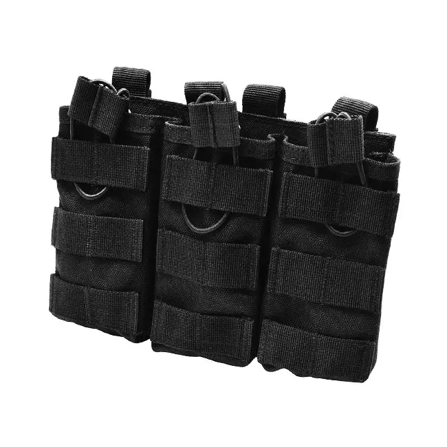 

Open-Top Hunting Pouch Organizer Edc Army Tactical Triple Magazine Molle Mag Pouch
