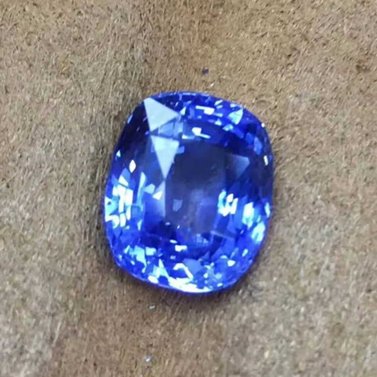 

high quality Sri Lanka gemstone jewelry finding 3.845ct natural unheated cornflower blue sapphire loose stone
