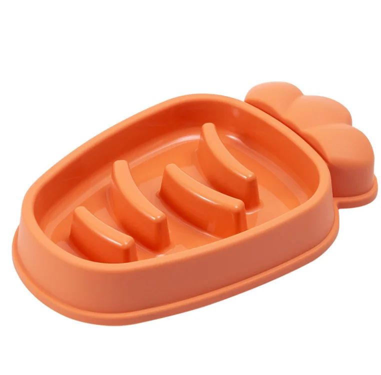 

Factory wholesale rugged Plastic Pet Feeding Bowl Non-slip pet dog slow food bowl