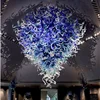 Colored Fabulous Dale Chihuly Blue And Turquoise Drop Chandelier