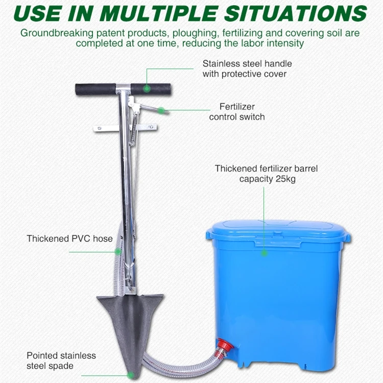 Cost Savings Seed Fertilizer Spreaders Backpack Manual Granular
