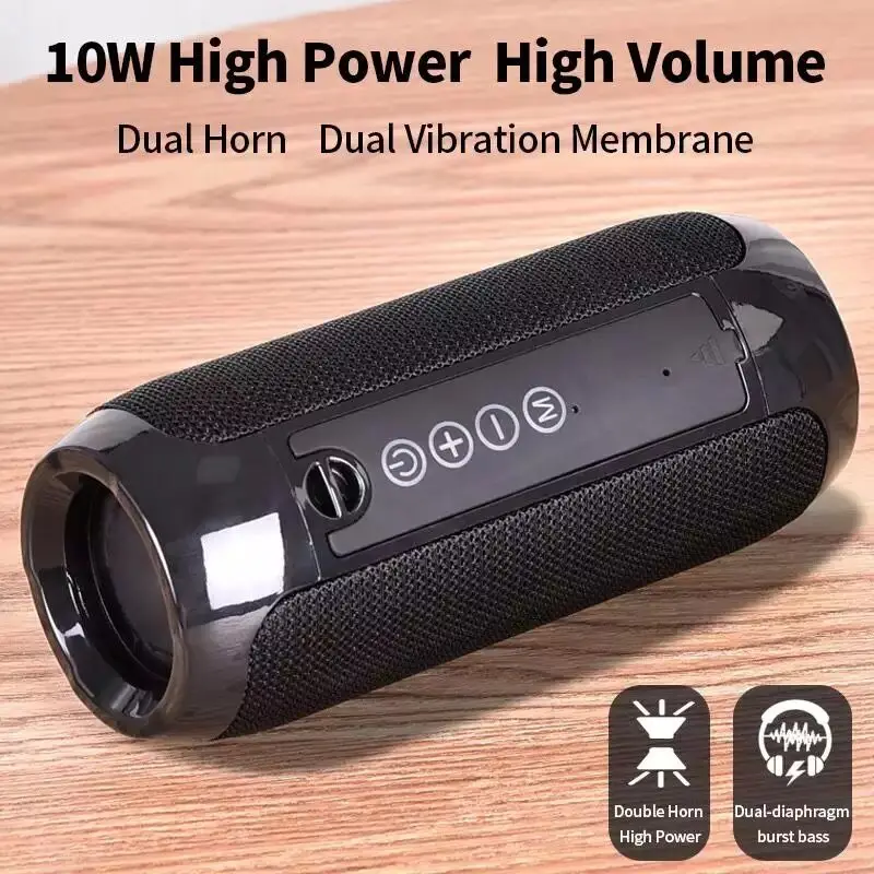 Waterproof Speaker Portable outdoor Rechargeable Wireless Speakers Soundbar Subwoofer Loudspeaker TF MP3 Built-in Mic - ANKUX.COM