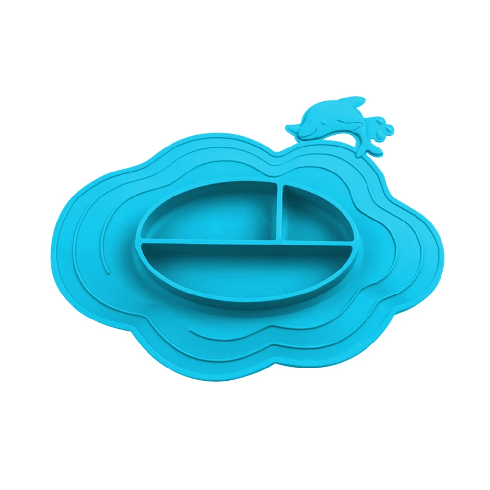 

BPA Free Baby Silicone Plate Silicone Suction Baby Food Plate, Pantone color