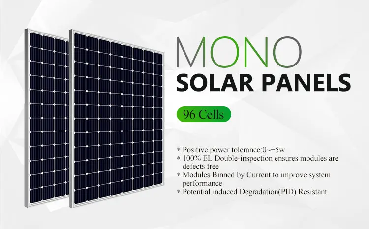 Hochiry Monocrystalline Photovoltaic Cell Solar Panels 500w 510watt