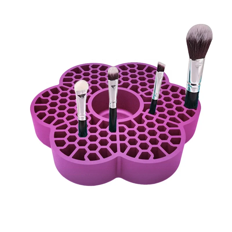 portable makeup brush holder