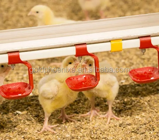 New Type Poultry Feeder Pan Automatic Broiler Pan Feeding Line System Equipment