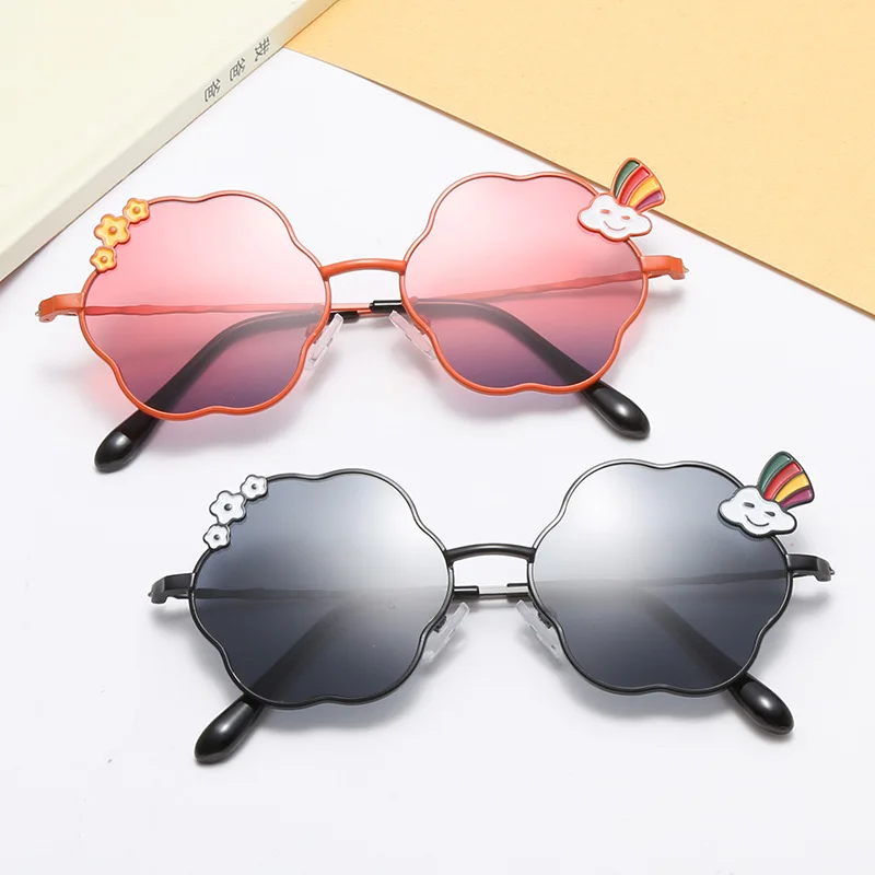 

New Children's Sunglasses UV Protection Fashion Cartoon Polygonal Frame Baby Sunglasses Boys and Girls Children's Glasses, As the picture shows