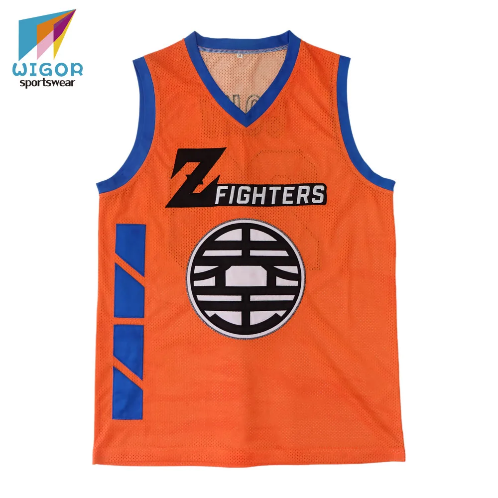 Oversize Available Custom Applique Logo Mens Basketball Jersey Cartoon