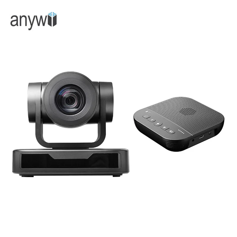 

Anywii bt speakerphone conference speaker microphone video audio conferencing system group 10x ptz camera video conference