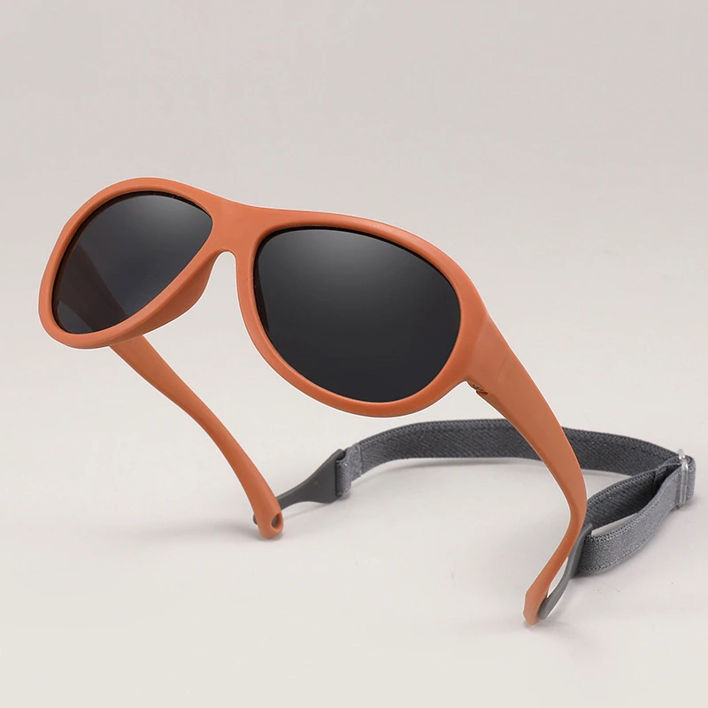 

2022 New Arrival Silicone Frame Polarized Kids Girls Boys Baby Sunglasses