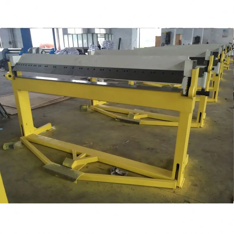 
2.5x1300mm Bench type American Type Box and pan Brakes sheet metal hand Folder 