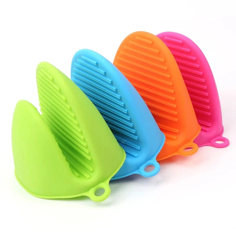 

2021 New Food Grade Heat Resistant Microwave Oven Silicone Insulation Portable Baking Oven Mitts, Multi color oven mitt