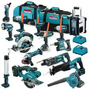 
Authentic Makitas LXT1500 18-Volt LXT Lithium-Ion Cordless 15-Piece Combo Kit / for sale 