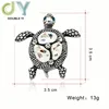 Retro simple animal series brooch color shell all over the face tortoise corsage