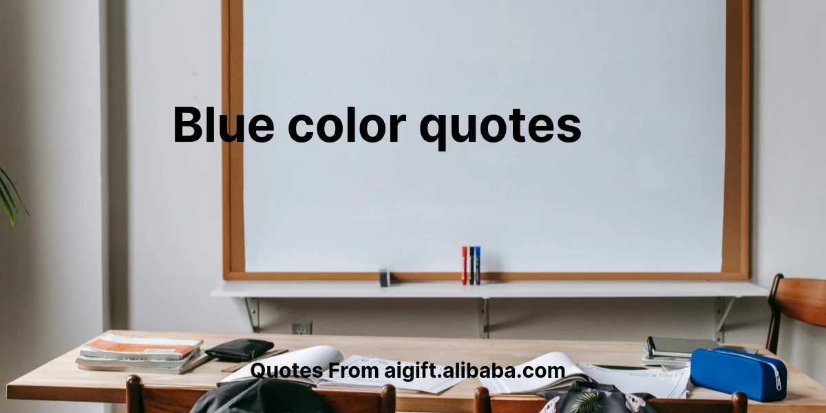 blue color quotes