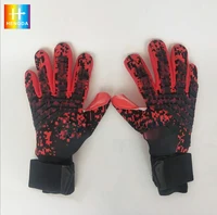 

Customized professional make custom brand football gloves latex waterproof football gloves