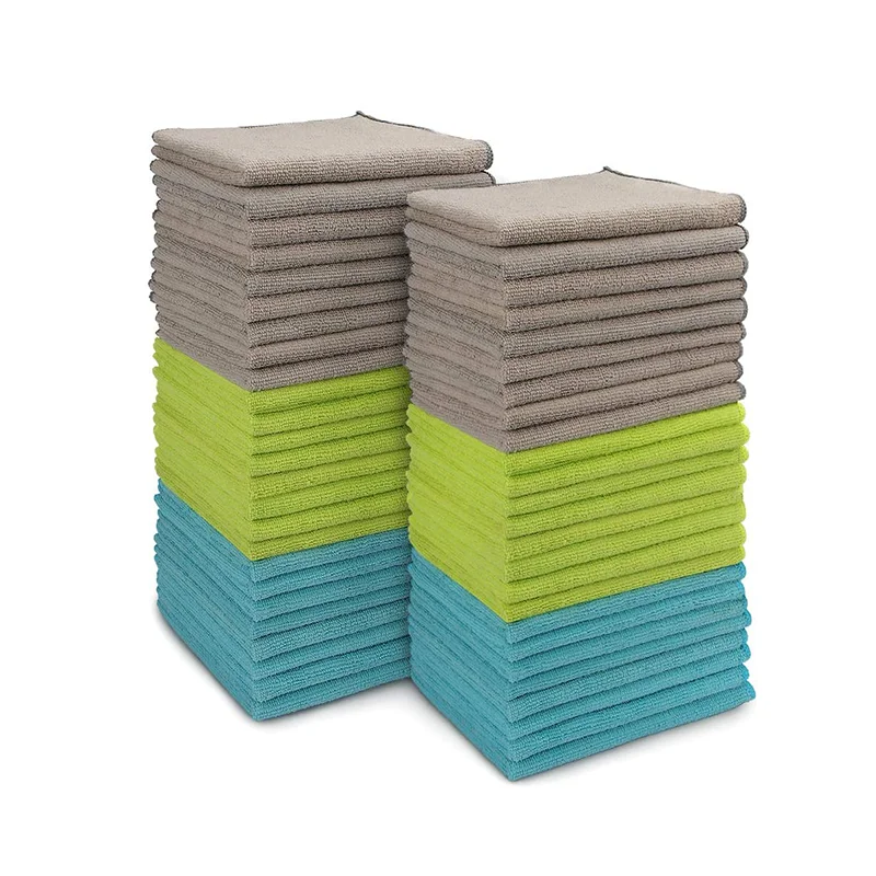 

Microfiber Cleaning Cloth Lint Free Towels for House, Kitchen, Cars, Windows -Ultra Absorbent and Super Soft Wash Cloths, Many colors for your choice