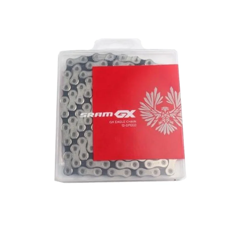 

Sram GX Eagle 12 Speed MTB Solid Pin Riveting 126L Bicycle Chain Silver With Original Box