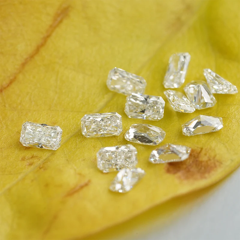Radiant 2X3mm 3x5mm Melee Size Excellent Diamond Wholesale Price Fancy DEF VVS VS Starsgem Loose HPHT CVD Lab Grown Diamonds