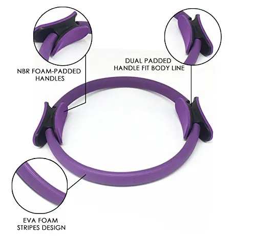 

Superior Fitness Resistance Unbreakable Pilates Ring Steel Magic Circle For Thigh Strength, Customized color