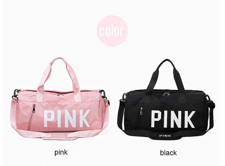 Waterproof Fitness Yoga Bag Sports Gym Bag Women Duffel Travel Bag for Wholesale.jpg