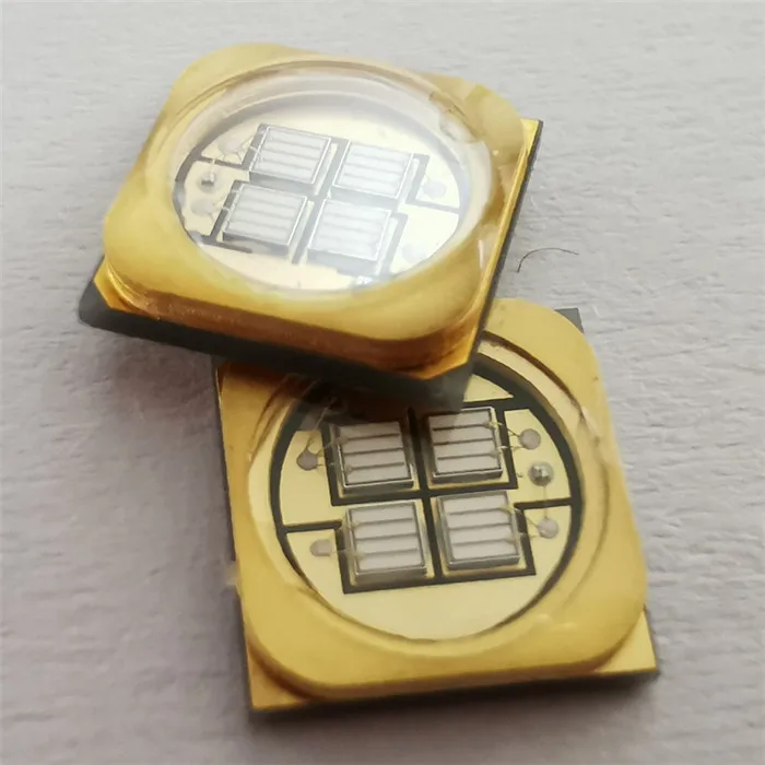 Free Sample 10W 150 degree 365/385/395/405nm 6565 LG Chip UV LED With Plane Quartz Lens