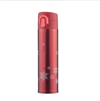 

380ml Christmas Pattern Gift Cup Thermos 304 Stainless Steel Insulated Vacuum Thermo Flask Christmas Best Promotional Gift Flask