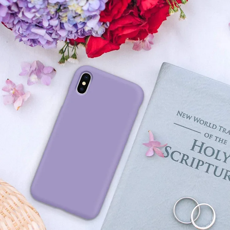 

Wholesale Price Phone High Quality Solid Silicone Cover For XS Max Back Hard Phone Case