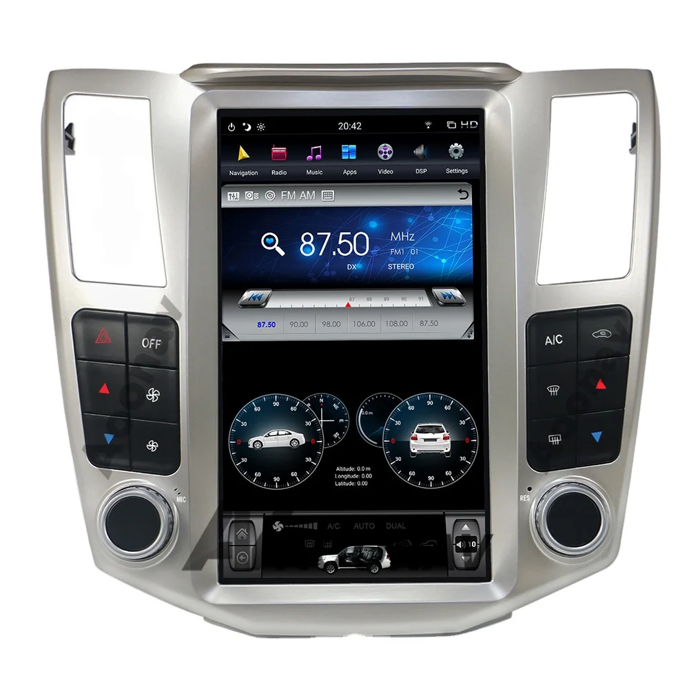 

Car Tesla style Multimedia dvd Player For-Lexus RX RX300 RX330 RX350 RX400H 2004-2007 GPS Navi autoaudio radio stereo head unit