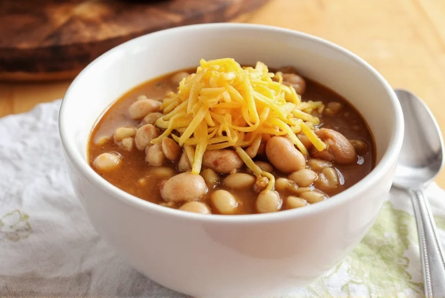 White Bean Chicken Chili Crock Pot: Easy 6-Ingredient Recipe