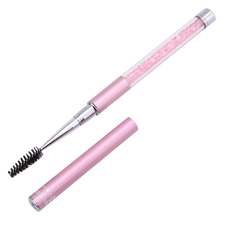 

Crystal sticks eyelash extensions wands make up eyelash brushes private label lash brush, Customized color