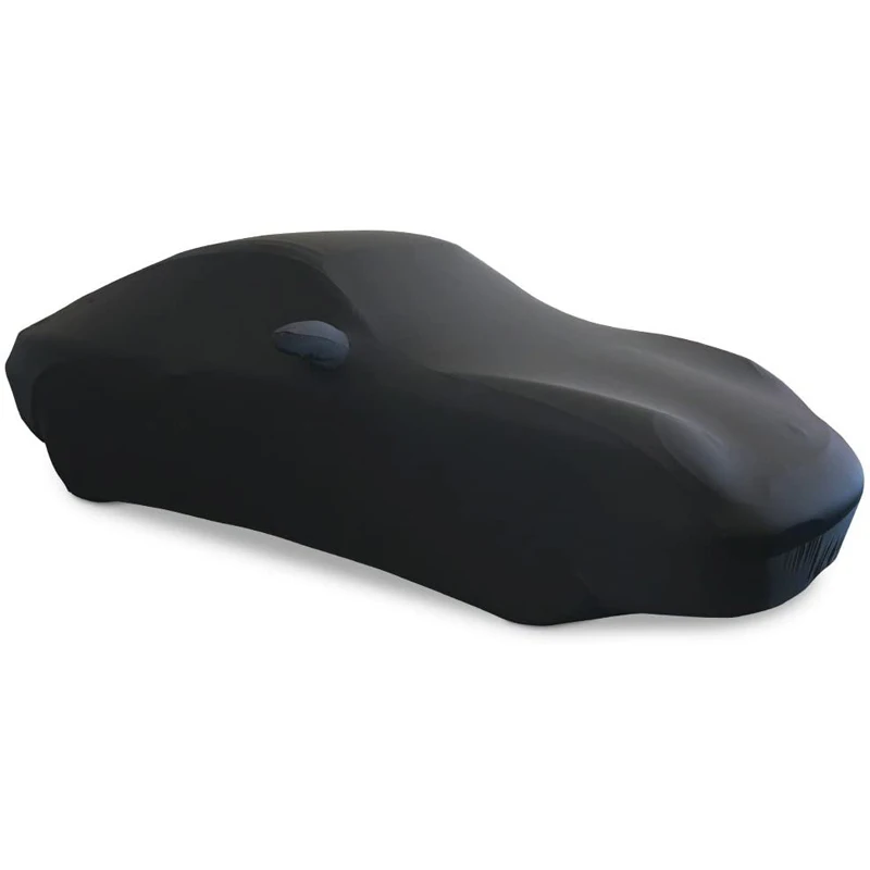

Custom Logo Printed Velvet Car Cover Indoor Anti scratches Stretch Fabric Car Body Covers Compatible for 911 Car Model