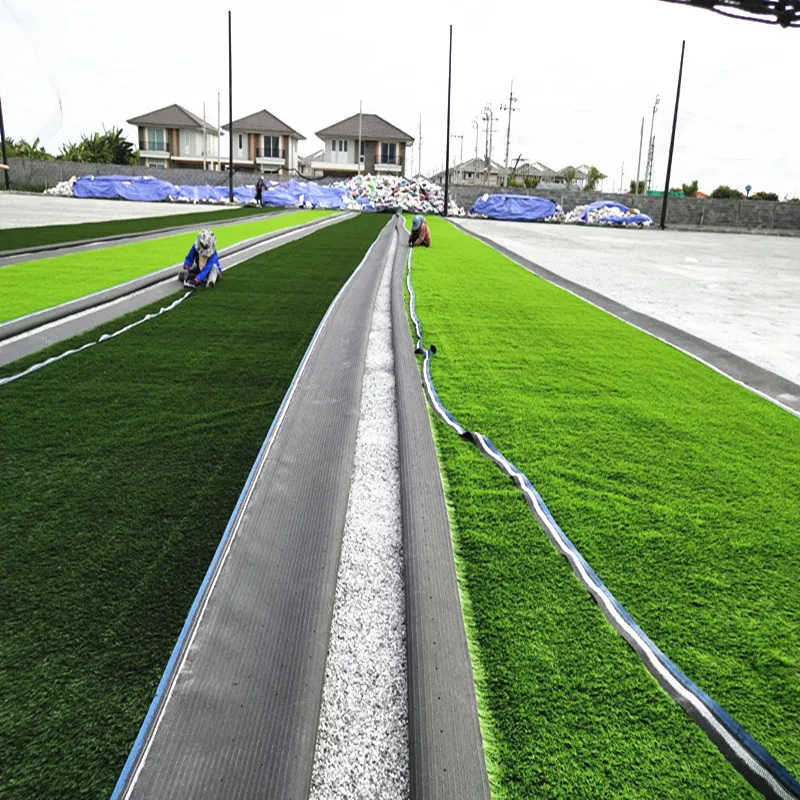 

ENOCH Good Prices Anti-UV PE Soccer Artificial Turf Grass For indoor outdoor Soccer Field, Green soccer artificial turf