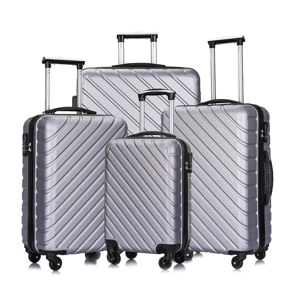 

Free shipping for Distric 6 area from US 18/20/24/28 inch 360 degree rose gold selected 4 pcs luggage set for travel, Optional