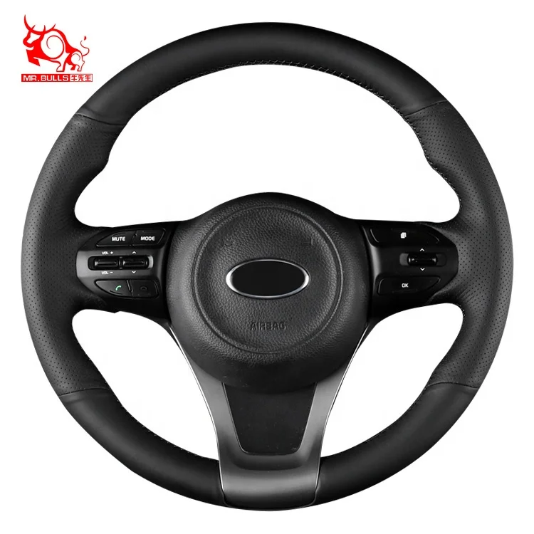 

car accessories car steering wheel cover leather steering wheel covers for KIA, Customized color