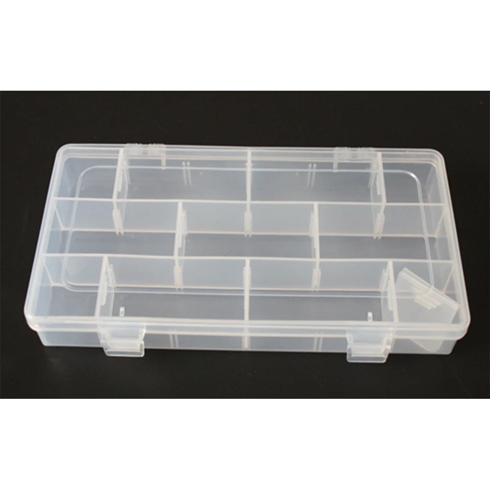 

Transparent Fish Tackle Storage Waterproof Plastic Box Organizer