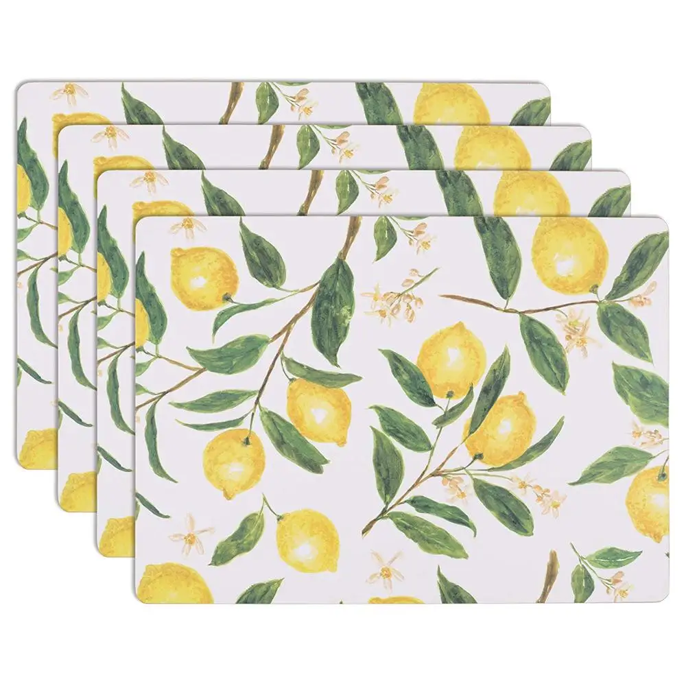

Custom Print Square Cork Back Placemat Coaster for Table