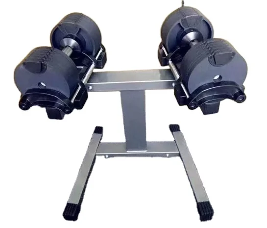 

metal 20kg 32kg adjustable dumbbell set stand rack gym weight lifting training