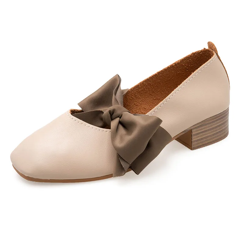 

Light Weight PU leather flat shoes women low heel casual pump shoes, Picture shows