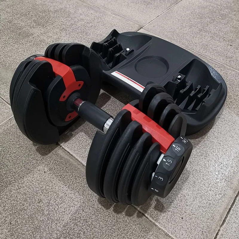 

Wholesale Strength Training Home fitness Adjustable Dumbbell Set Weights Lifting Adjustable Dumbbell weights dumbbells, Black, black + red
