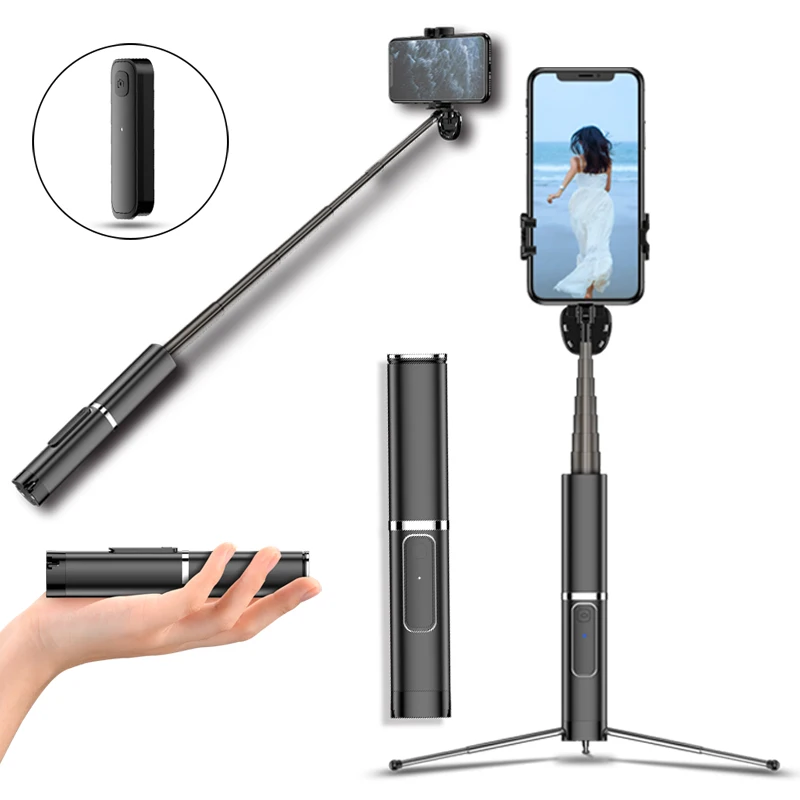 

Followshow flexible floor table stand anti-shake stretch handheld portable mobile Telescopic tripod smart phone selfie stick, Black/green/pink/red;(logo/color could be customized )