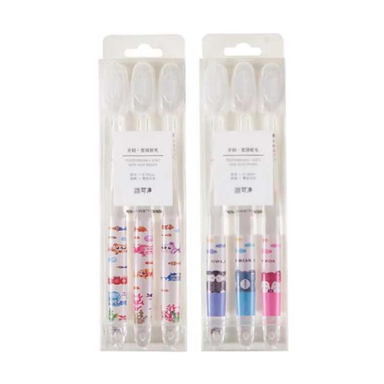 

ultra thin soft ecofriendly toothbrush own design, Customized color