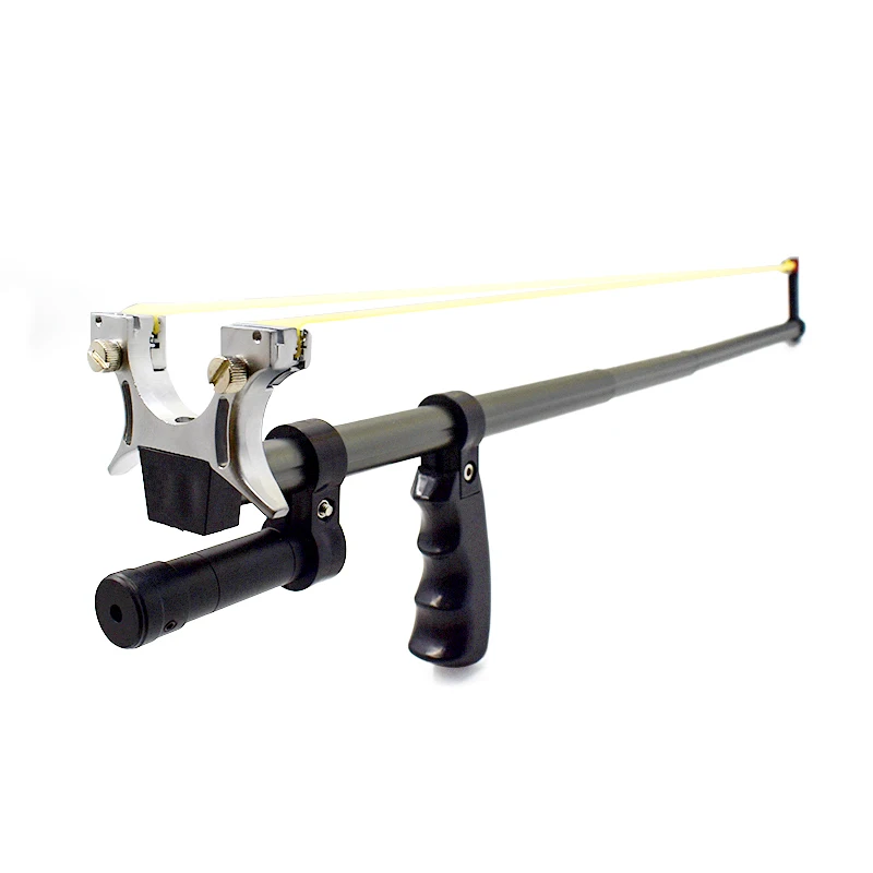 

Long rod laser outdoor shooting slingshot precision metal hunting slingshot